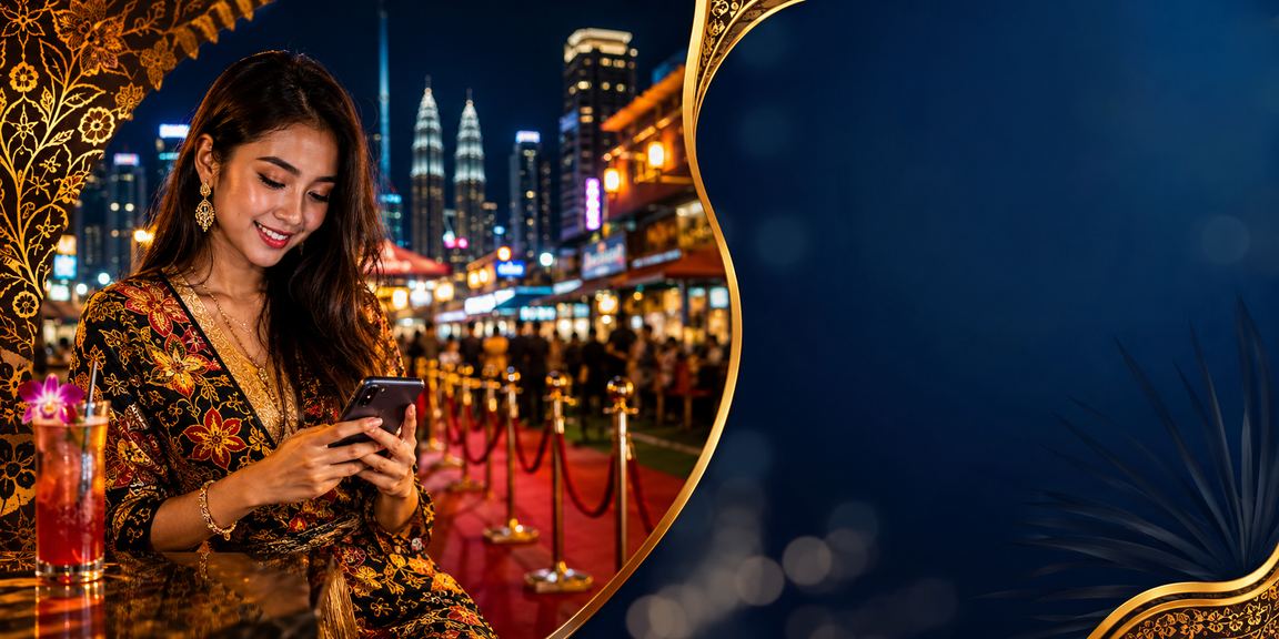 Pemain dari Kuala Lumpur membaca tip pertaruhan sukan sambil menggunakan platform 854 dalam talian